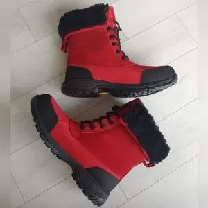 UGG | Shoes | Ugg New Mens Butte Cuffed Boots Samba Red  display picture 3
